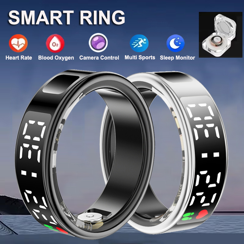 Health Monitors - Anneau intelligent fréquence cardiaque sang oxygène