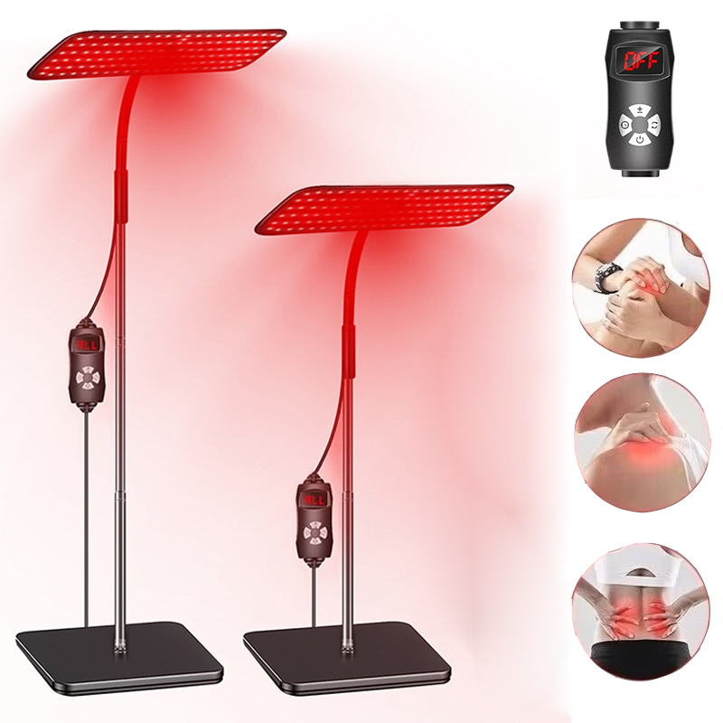 Led Light Therapy Face Mask - Panneau lumineux proche infrarouge 660nm 850nm,