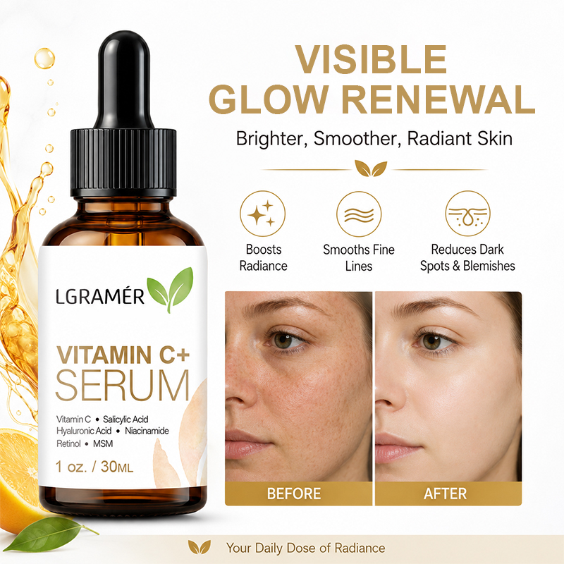 Sérum facial à la vitamine C+  - Hyaluronic Acid Facial Serum avis et prix