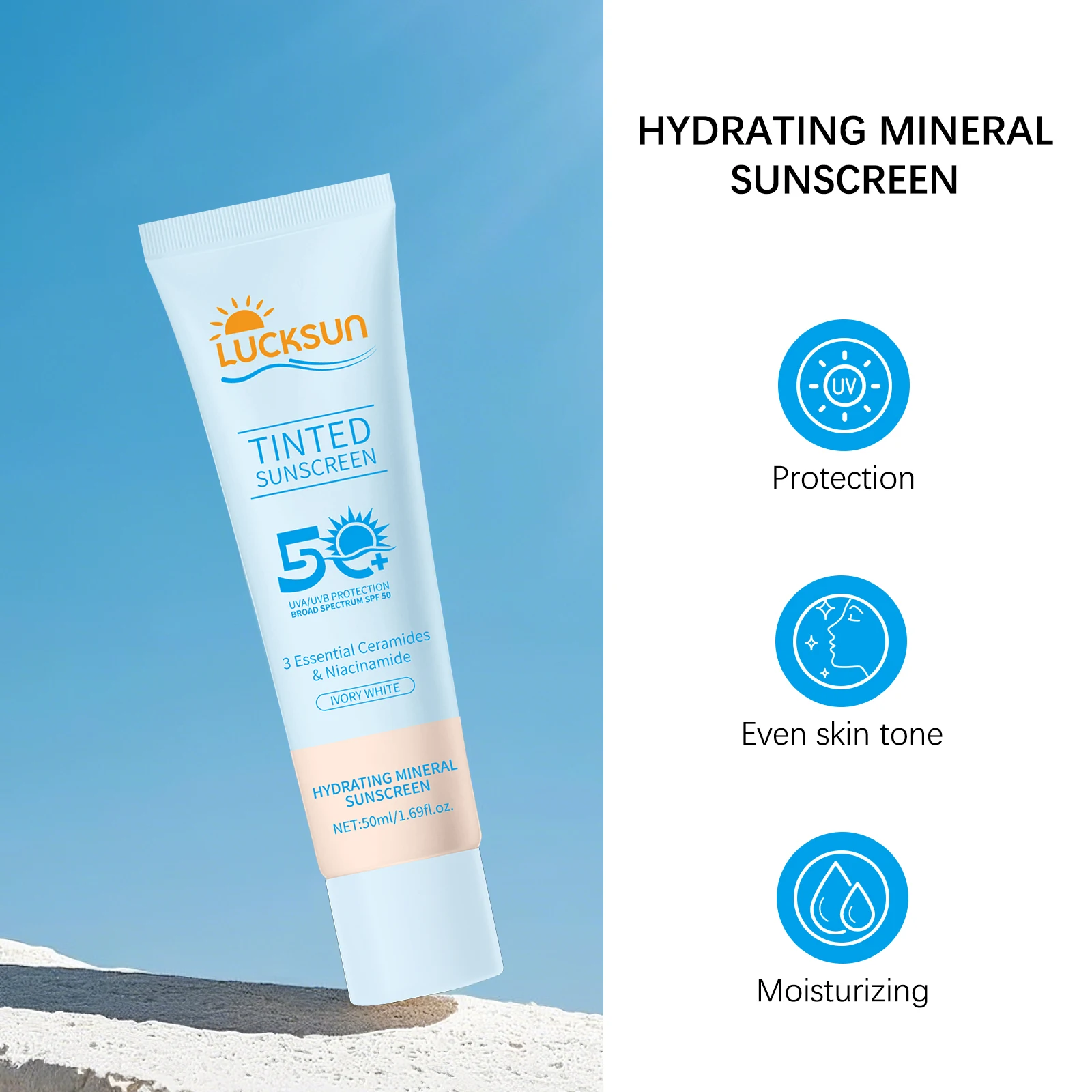 Crème solaire SPF50+. Offre un - Spf 50 Waterproof Sunscreen avis et prix