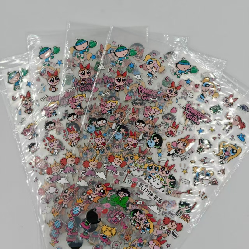 Autocollants des Powerpuff Gir - Nail Art avis et prix