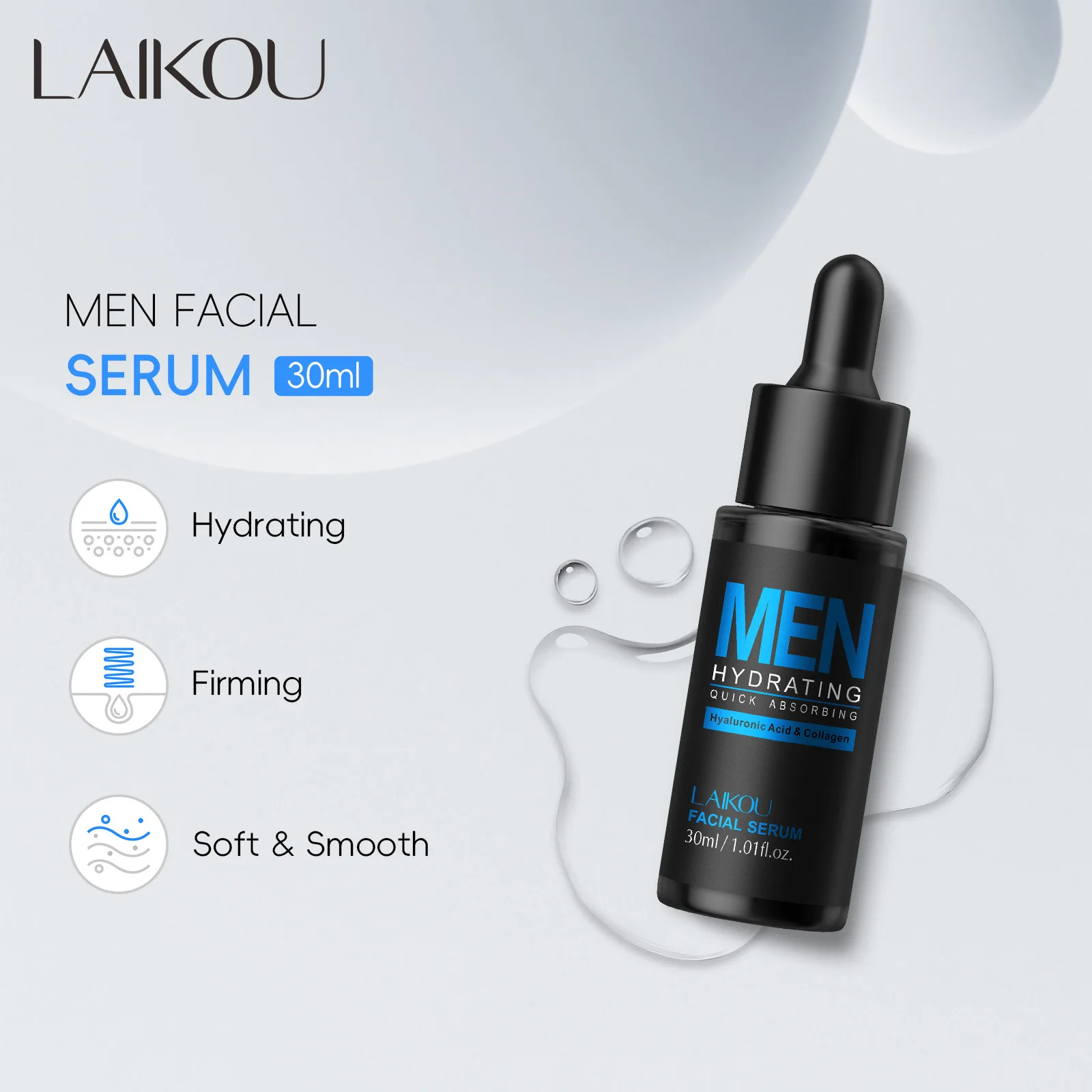 Sérum pour le visage pour homm - Hyaluronic Acid Facial Serum avis et prix