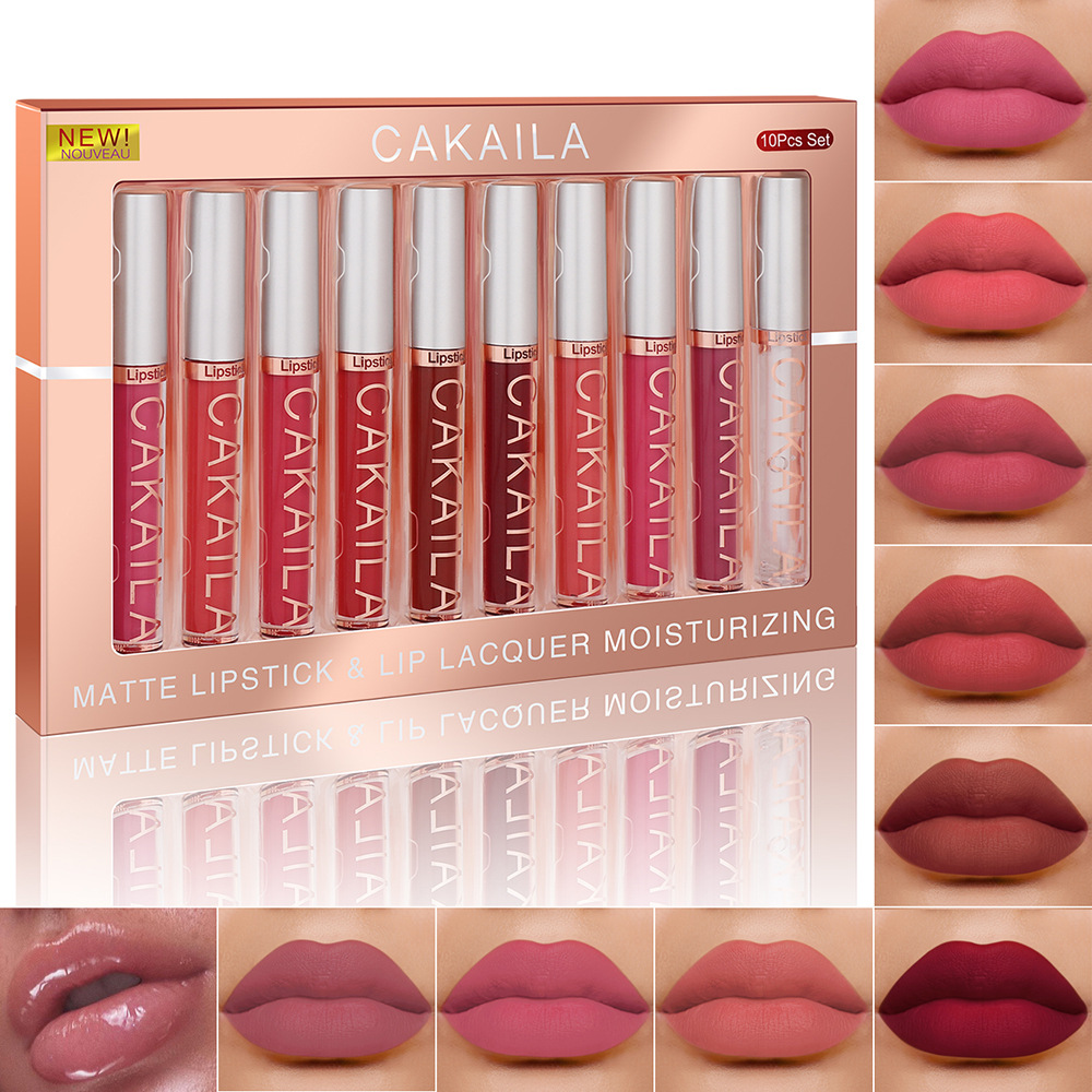 Lot de 4/10 pièces – Rouge à l - Matte Velvet Lip Tint Long Lasting avis et prix