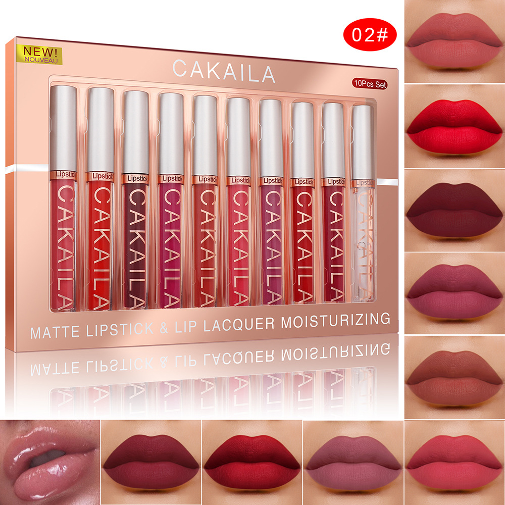 Lot de 4/10 pièces – Rouge à l - Matte Velvet Lip Tint Long Lasting avis et prix