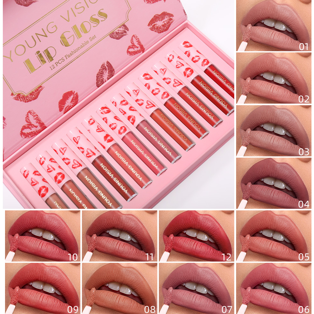Lot de 4/10 pièces – Rouge à l - Matte Velvet Lip Tint Long Lasting avis et prix