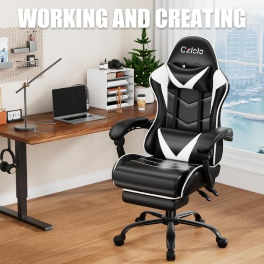 Chaise de jeu avec repose-pied - Massage avis et prix