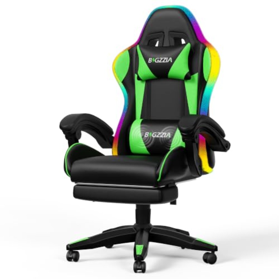 Chaise de jeu RGB avec repose- - Massage avis et prix