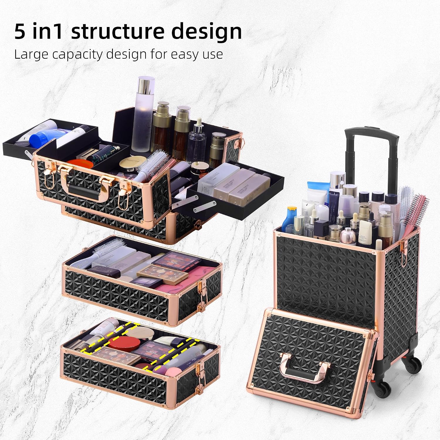 Valise à roulettes pour maquil - Makeup avis et prix